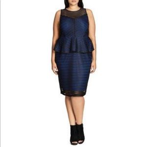 City Chic Peplum Dress